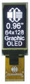 64x128 In-Cell Touchscreen OLED Displays, SPI or I2C interface. CFAL64128B0-0096B-WC