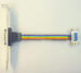 RS232 DB9(female) to DB9(male) cable with a bracket to fit in PC expansion slots. WR-232-Y09