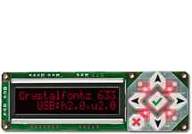 16x2 Character USB Display Module CFA633-RDI-KU 16x2 Character USB Display Module CFA633-RDI-KU