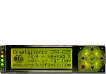 20x4 Character LCD USB Display CFA635-YYE-KU 20x4 Character LCD USB Display CFA635-YYE-KU