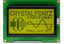 128x64 Transflective Graphic LCD CFAG12864J-YYH-TT 128x64 Transflective Graphic LCD CFAG12864J-YYH-TT
