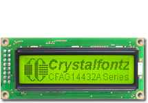 Sunlight Readable 144x32 Graphic LCD CFAG14432A-YYH-TT Sunlight Readable 144x32 Graphic LCD CFAG14432A-YYH-TT