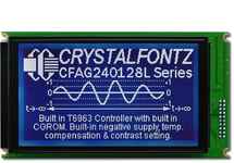 White on Black 240x128 Graphic LCD CFAG240128L-STI-TZ White on Black 240x128 Graphic LCD CFAG240128L-STI-TZ