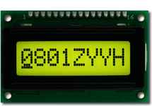 8x1 Parallel Character LCD CFAH0801Z-YYH-JP 8x1 Parallel Character LCD CFAH0801Z-YYH-JP