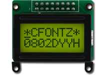 8x2 Sunlight Readable Character LCD CFAH0802D-YYH-JP 8x2 Sunlight Readable Character LCD CFAH0802D-YYH-JP