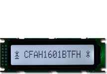 Sunlight Readable 16x1 Character LCD CFAH1601B-TFH-ET Sunlight Readable 16x1 Character LCD CFAH1601B-TFH-ET