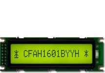 16x1 Sunlight Readable Character LCD CFAH1601B-YYH-ET 16x1 Sunlight Readable Character LCD CFAH1601B-YYH-ET