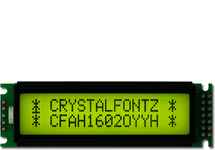 16x2 Sunlight Readable Character LCD CFAH1602O-YYH-ET 16x2 Sunlight Readable Character LCD CFAH1602O-YYH-ET