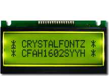 16x2 Parallel Character LCD CFAH1602S-YYH-ET 16x2 Parallel Character LCD CFAH1602S-YYH-ET