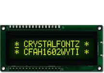 16x2 Parallel Character LCD CFAH1602W-YTI-JP 16x2 Parallel Character LCD CFAH1602W-YTI-JP