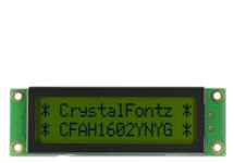 16x2 Parallel Character LCD CFAH1602Y-NYG-ET 16x2 Parallel Character LCD CFAH1602Y-NYG-ET