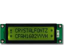 16x2 Parallel Character LCD CFAH1602Y-YYH-ET 16x2 Parallel Character LCD CFAH1602Y-YYH-ET