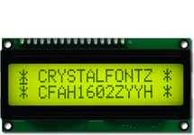 16x2 Parallel Character LCD CFAH1602Z-YYH-ET 16x2 Parallel Character LCD CFAH1602Z-YYH-ET