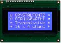 16x4 Parallel Character LCD CFAH1604A-TMI-JT 16x4 Parallel Character LCD CFAH1604A-TMI-JT