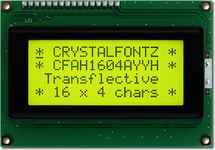 16x4 Parallel Character LCD CFAH1604A-YYH-JT 16x4 Parallel Character LCD CFAH1604A-YYH-JT