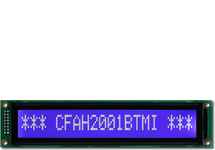 20x1 Parallel Character LCD CFAH2001B-TMI-ET 20x1 Parallel Character LCD CFAH2001B-TMI-ET