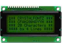 20x4 Parallel Character LCD CFAH2004D-YYH-ET 20x4 Parallel Character LCD CFAH2004D-YYH-ET