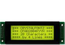 20x4 Parallel Character LCD CFAH2004K-YYH-JP 20x4 Parallel Character LCD CFAH2004K-YYH-JP