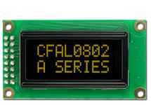 8x2 Parallel Character OLED CFAL0802A-Y 8x2 Parallel Character OLED CFAL0802A-Y