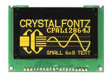 128x64 2.4 inch Yellow Monochrome OLED CFAL12864J-Y 128x64 2.4 inch Yellow Monochrome OLED CFAL12864J-Y