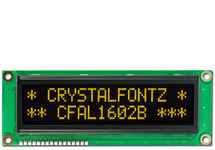 16x2 Parallel Character OLED CFAL1602B-Y 16x2 Parallel Character OLED CFAL1602B-Y