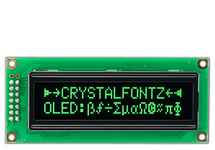 16x2 Green Sunlight Readable Character OLED CFAL1602C-GT 16x2 Green Sunlight Readable Character OLED CFAL1602C-GT