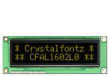 16x2 Parallel Character OLED CFAL1602L0-Y 16x2 Parallel Character OLED CFAL1602L0-Y