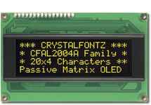 20x4 Parallel Character OLED CFAL2004A-Y 20x4 Parallel Character OLED CFAL2004A-Y