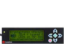 20x4 USB Enclosed Character Display XES635BK-YYE-KU 20x4 USB Enclosed Character Display XES635BK-YYE-KU