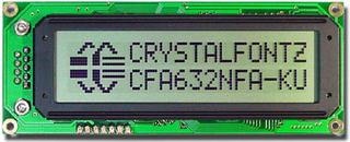16x2 USB Character LCD (CFA632-NFA-KU)
