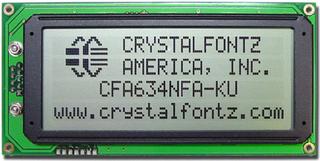 20x4 USB Character LCD (CFA634-NFA-KU)