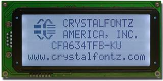 20x4 USB Character LCD (CFA634-TFB-KU)
