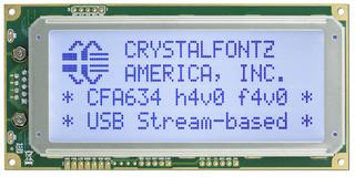Light Blue 20x4 Character USB LCD (CFA634-TFH-KU)