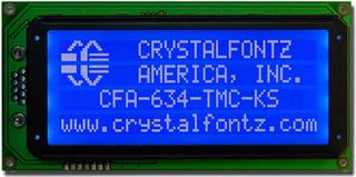 20x4  Serial Character LCD (CFA634-TMC-KS)