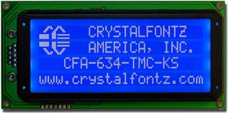 20x4  Serial Character LCD (CFA634-TMC-KS)