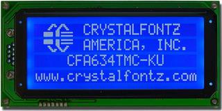 20x4 USB Character LCD (CFA634-TMC-KU)