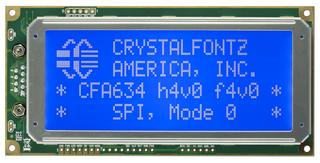 Dark Blue SPI 20x4 Character LCD (CFA634-TMI-KP)