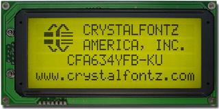 20x4 USB Character LCD (CFA634-YFB-KU)