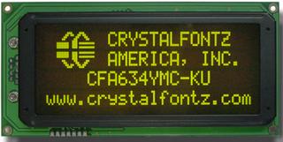 20x4 USB Character LCD (CFA634-YMC-KU)
