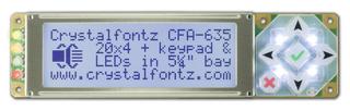 20x4 Character LCD with WR-USB-Y03 Cable (CFA635-TFK-KU1)