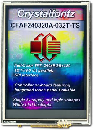 240x320  Color TFT (CFAF240320A-032T-TS)