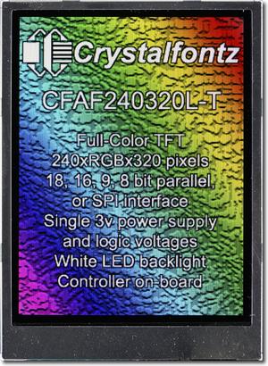 240x320  Parallel Color TFT [EOL] (CFAF240320L-T)