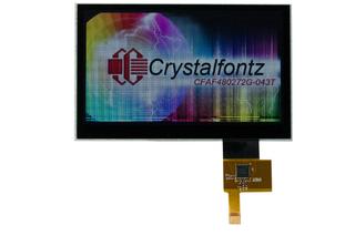 4.3" 480x272 Capacitive Touch Screen (CFAF480272G-043T-CTS)