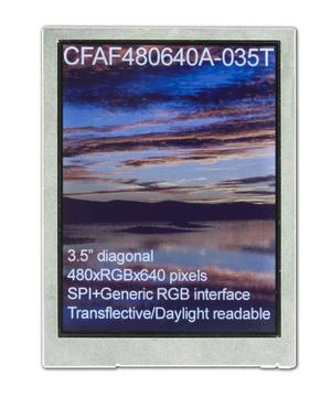 480x640 3.5" RGB Color TFT LCD (CFAF480640A-035T)
