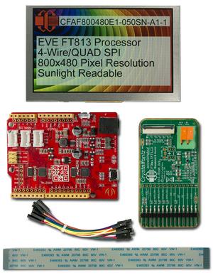 5" EVE TFT Development kit (CFAF800480E1-050SN-A1-2)