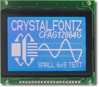 128x64 Graphic LCD (CFAG12864G-TMI-TY)