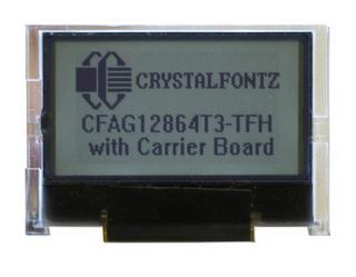 128x64 Backlit Transflective LCD with Breakout Board (CFAG12864T3-TFH-E1-1)