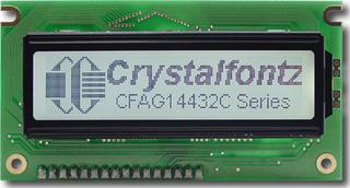 [EOL] Gray 144x32 Serial Graphic LCD (CFAG14432C-TFH-TT)