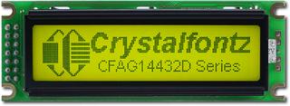 Yellow Sunlight Readable 144x32 Graphic LCD (CFAG14432D-YYH-TT)