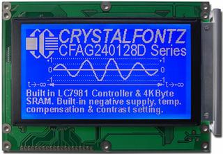 [EOL] 240x128 Parallel Graphic LCD (CFAG240128D-FMI-T)